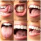 young woman mouth gestures collections