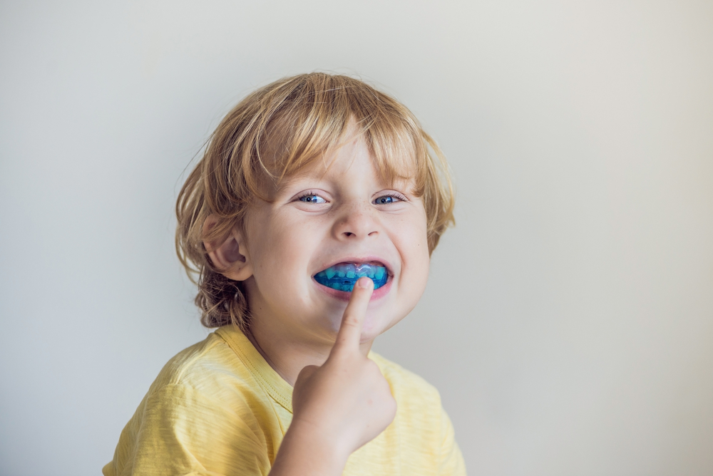 a child is undergoing myofunctional orthodontics